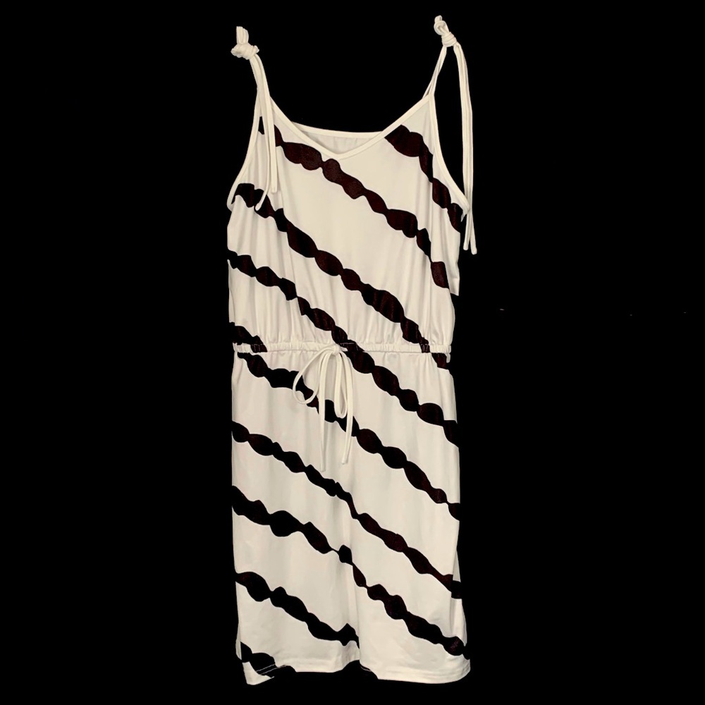Emery Rose Swimsuit Coverup Striped Mini Dress